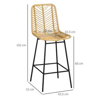 HOMCOM tabouret de bar  