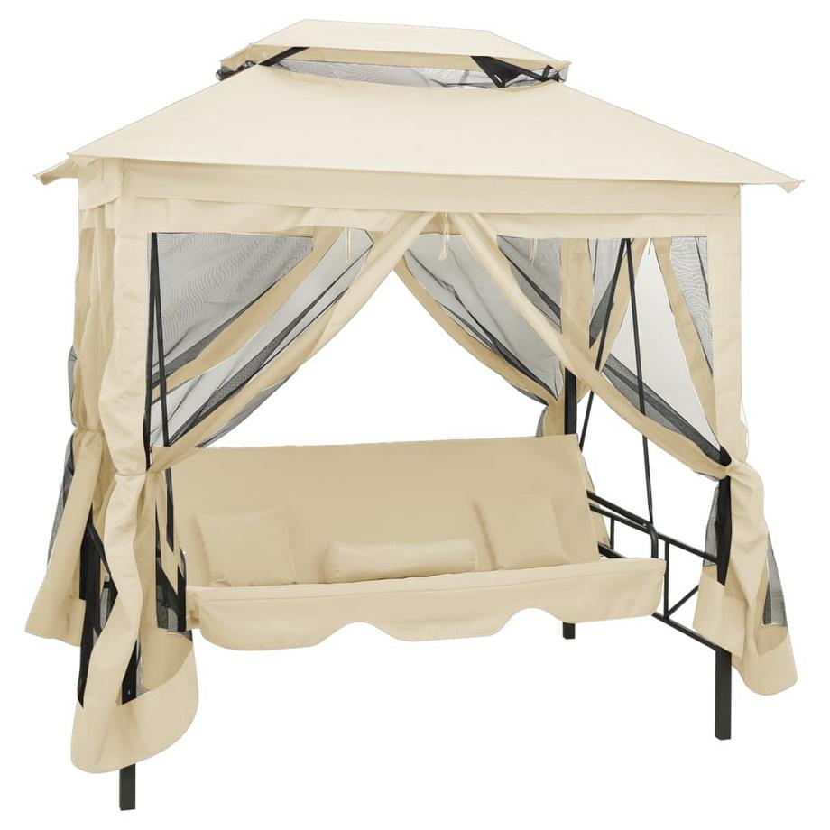 Balançoire de porche tissu