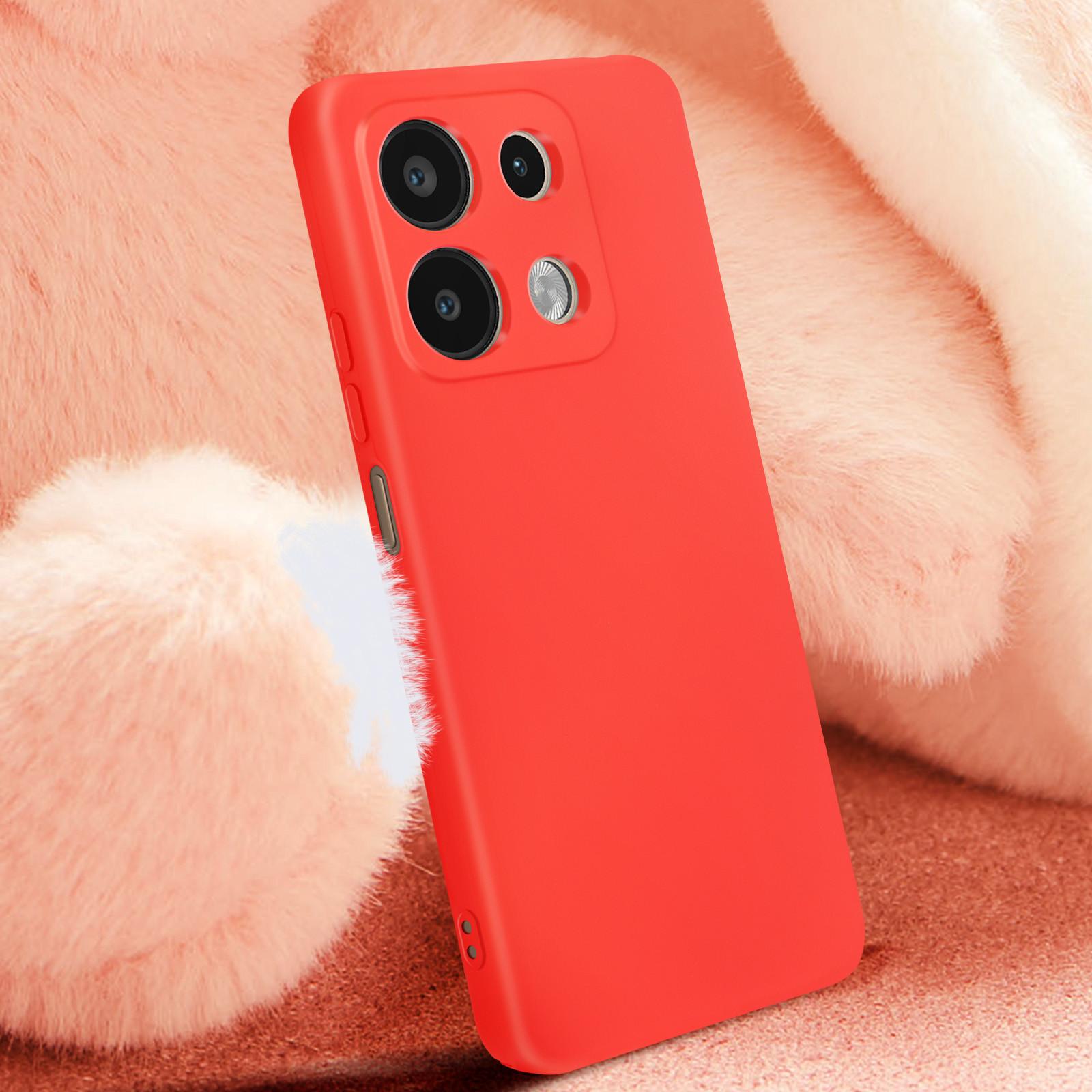 Avizar  Hülle Xiaomi Redmi Note 13 4G Rot 