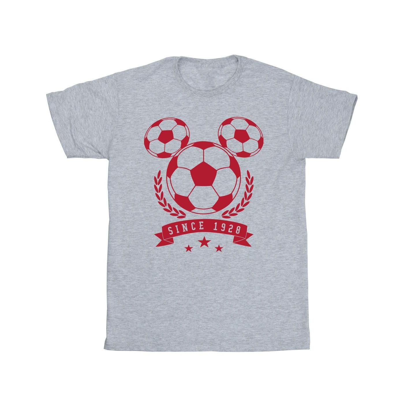 Image of Mickey Football Head Tshirt Unisex Grau 104