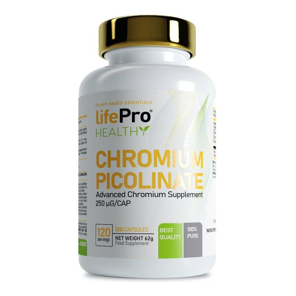 Image of Essentials Chromium Picolinate 120caps Life Pro Unisex Multicolor ONE SIZE