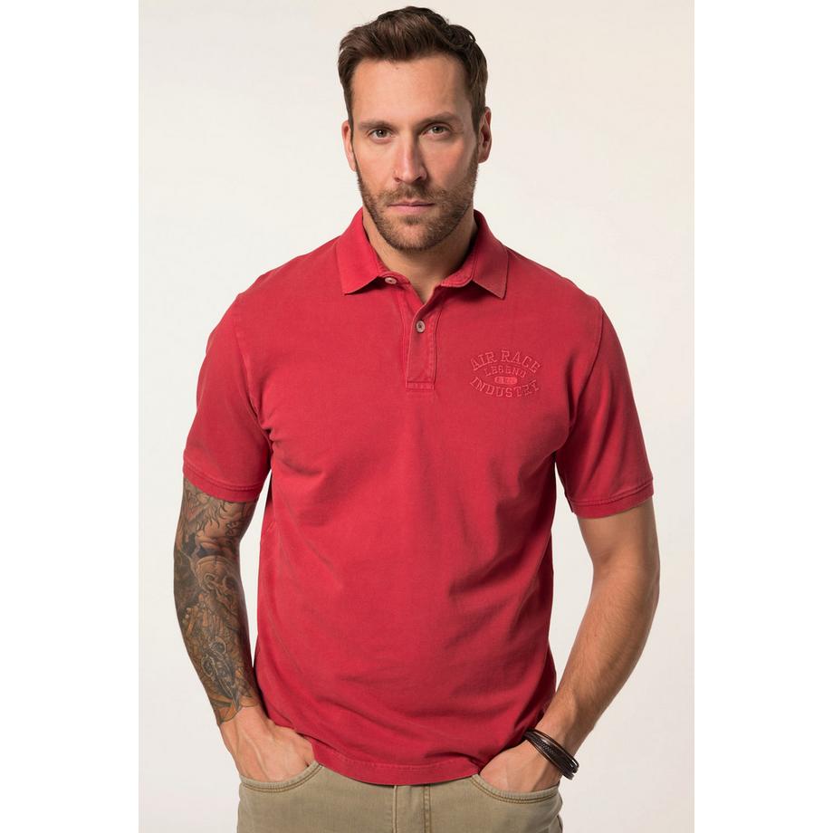 JP1880 Polo Piqué Maniche Corte Stile Vintage  