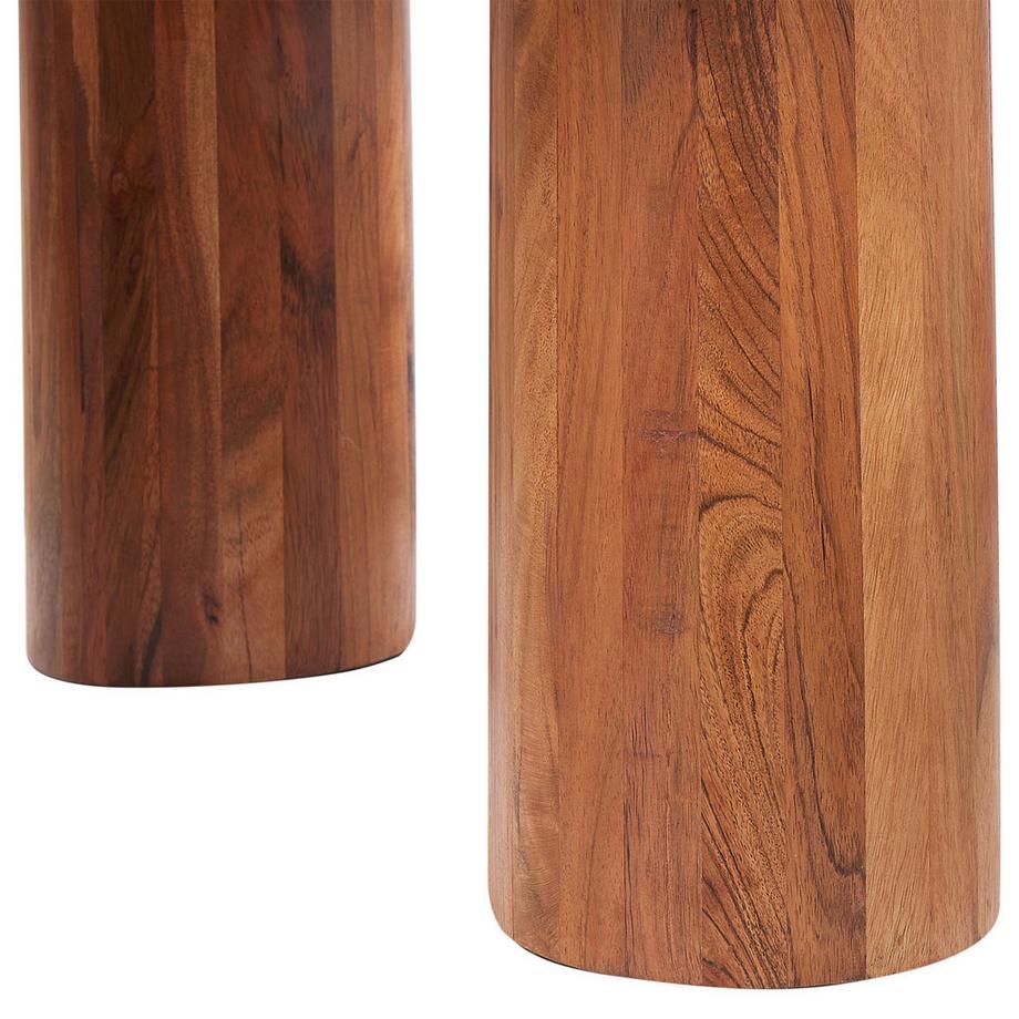 Beliani Table basse en Acacia Rétro COLINA  