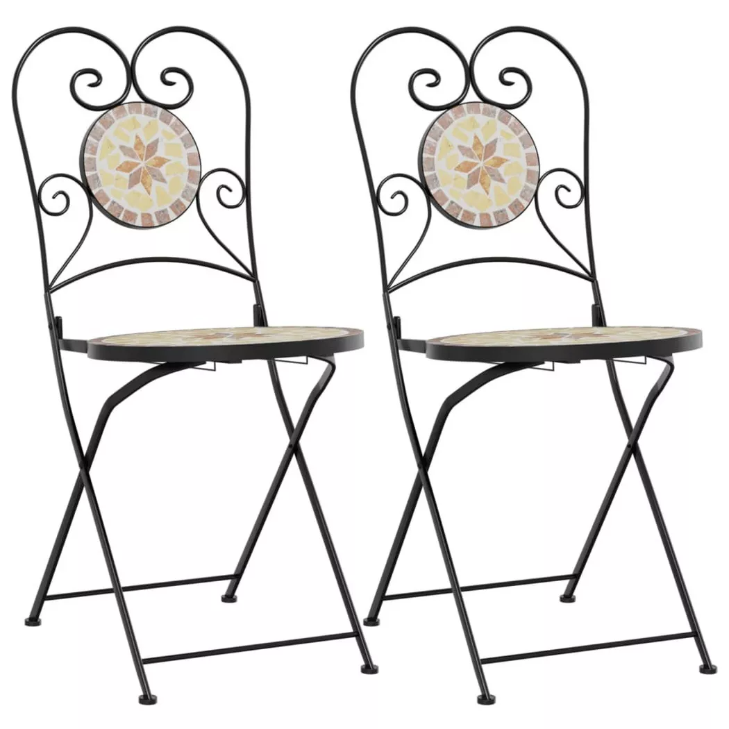 VidaXL - sedia da bistrò Ceramica, One Size, Arancione