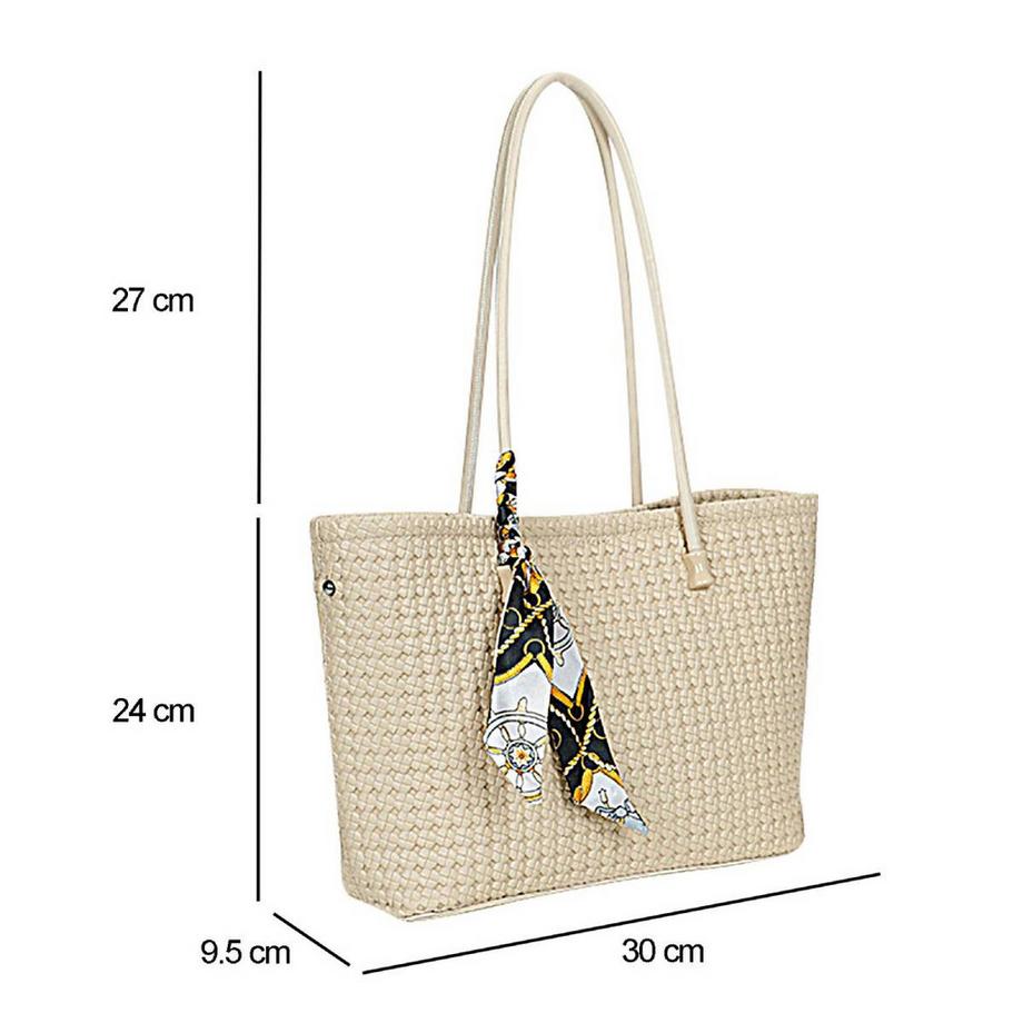 Gallantry Handtasche geflochtenes Muster  