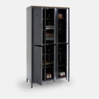 La Redoute Intérieurs Schrank Hiba mit 6 Türen  