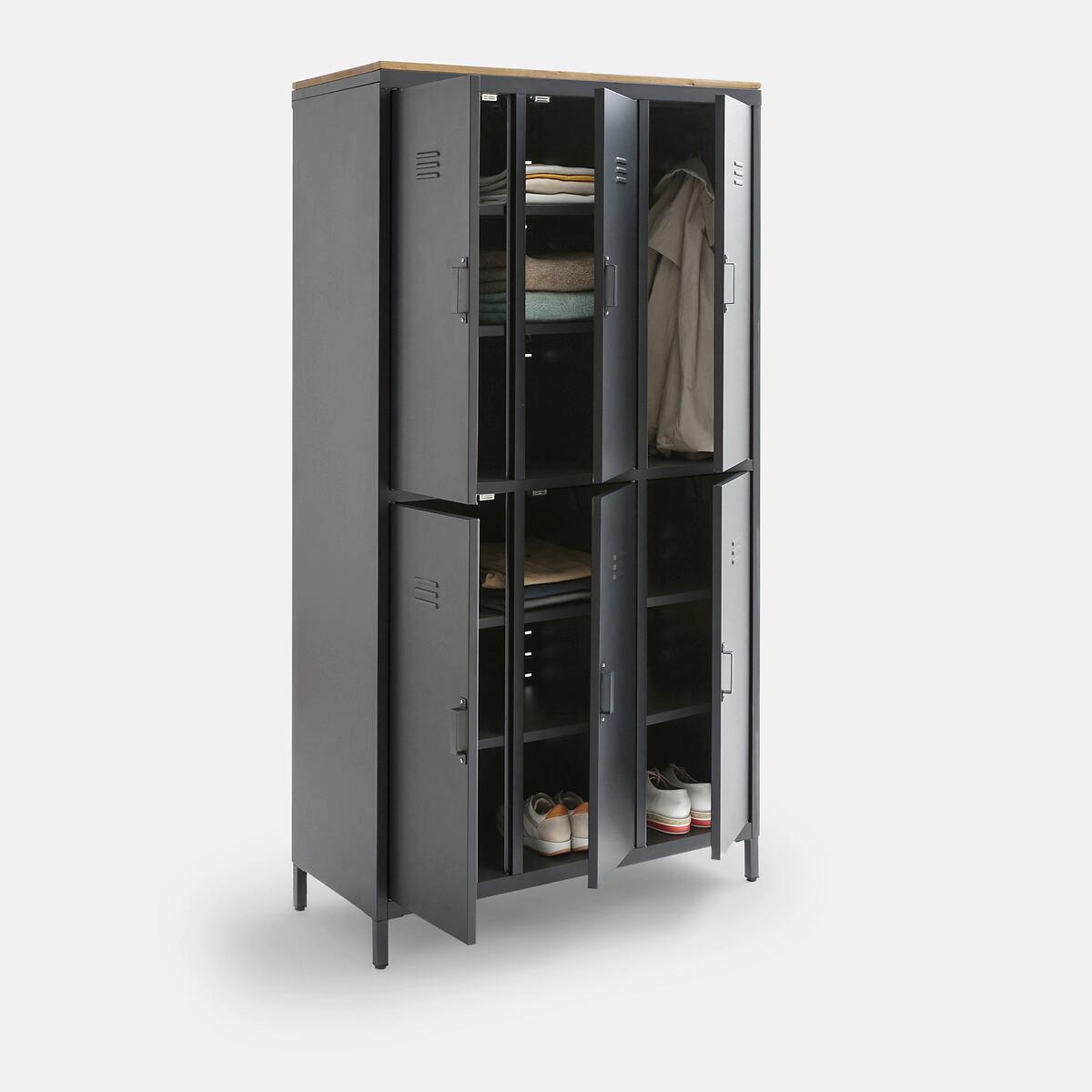 La Redoute Intérieurs Schrank Hiba mit 6 Türen  