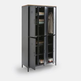 La Redoute Intérieurs Schrank Hiba mit 6 Türen  