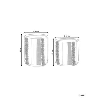 Beliani Korb en Cotone Boho KOTKAI  