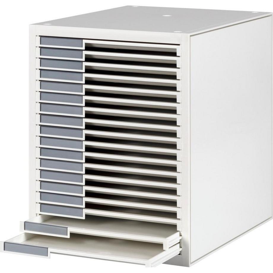 Styro Büro Schubladenbox styrokay, weiss,  270x345x340mm  