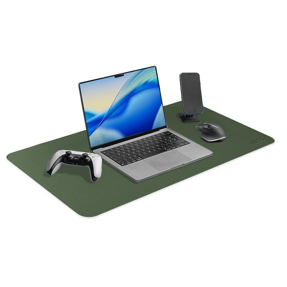 KAMA Tapis de bureau premium (similicuir)  