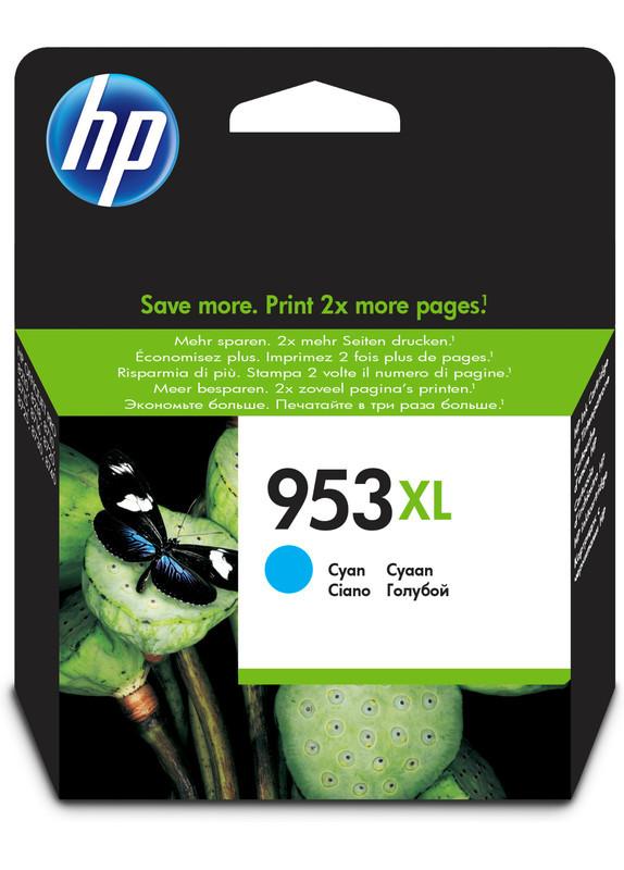 Image of Hp Tintenpatrone 953xl Cyan F6u16ae Officejet Pro 8710 1600 S. Unisex ONE SIZE