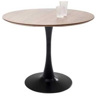 KARE Design Table Schickeria aspect noyer noire ronde 110  