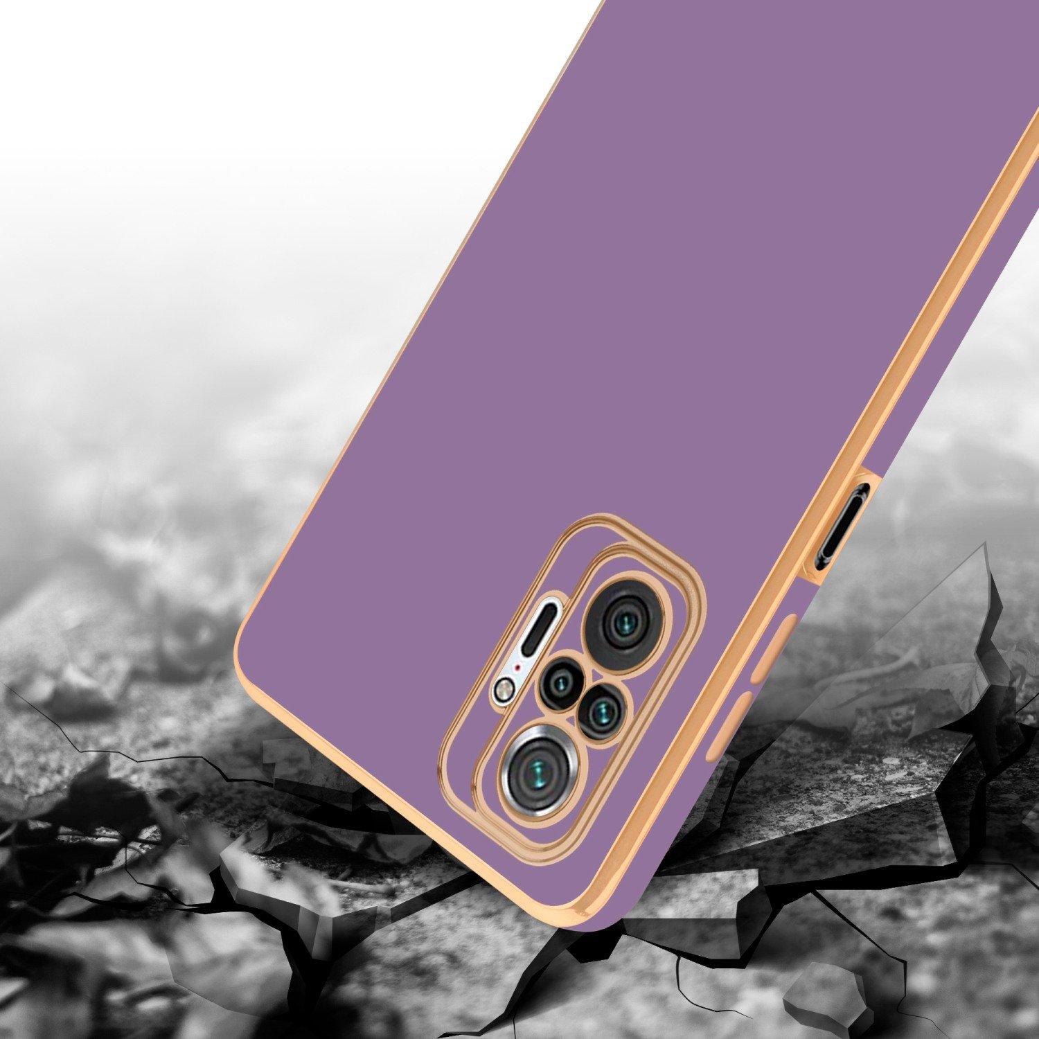 Cadorabo Handyhülle Für Xiaomi Redmi Note 10 5G / Poco M3 Pro 5G – TPU/Silikon Mit Ring, Lila