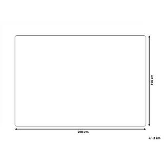 Beliani SAMUR Couverture Douillette Scandinave en Polyester  