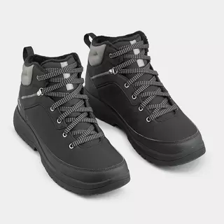 Bottes de neige cuir chaudes imperméables de randonnée - SH900 lacet - homme