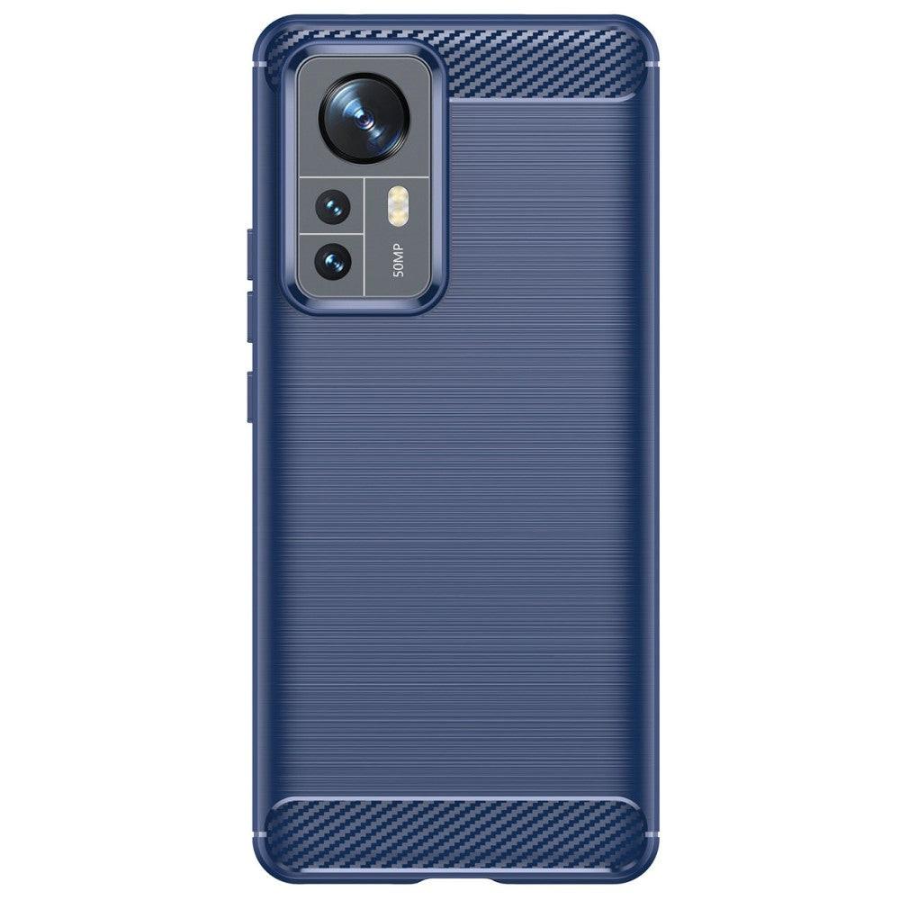 Cover-Discount  Xiaomi 12 Pro - Metall Carbon Look Hülle 