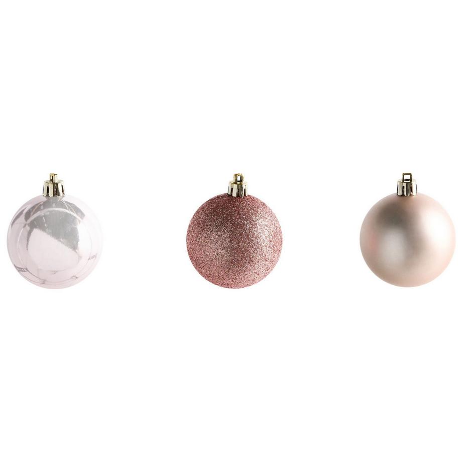 Beliani Set di 60 palline decorative en Materiale sintetico Classico TYIN  