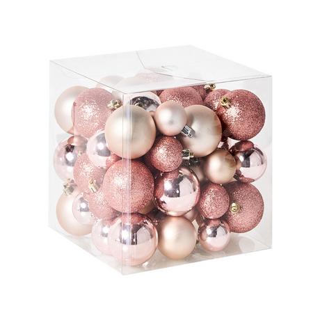 Beliani Lot de 60 boules en Matière synthétique Traditionnel TYIN  