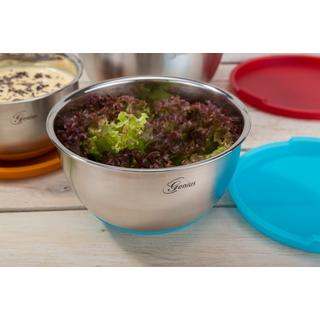 Genius Ensemble de bols en acier inoxydable avec couvercle 6 pièces  
