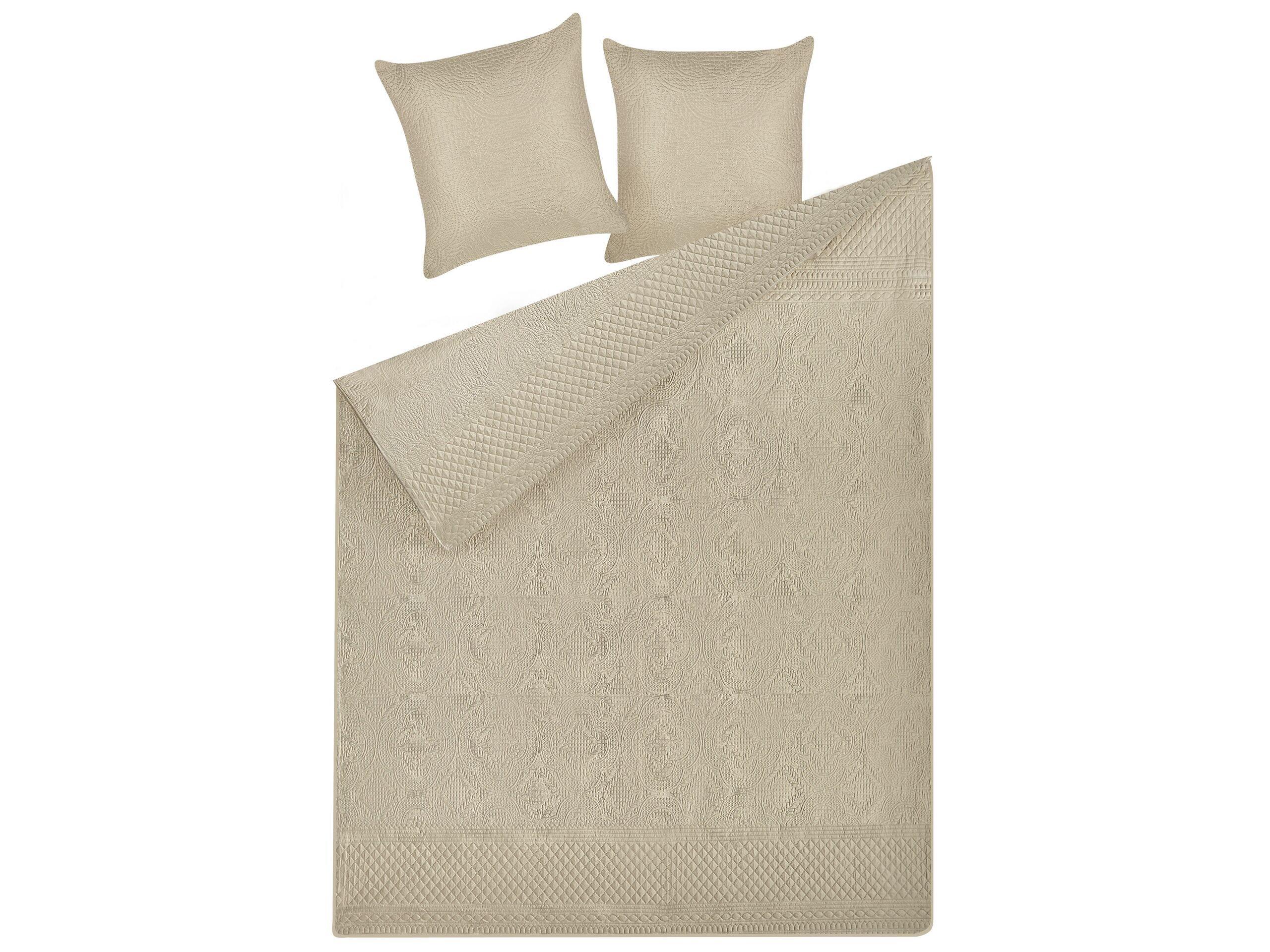 Beliani Couvre-lits avec coussins en Polyester SHUSH  