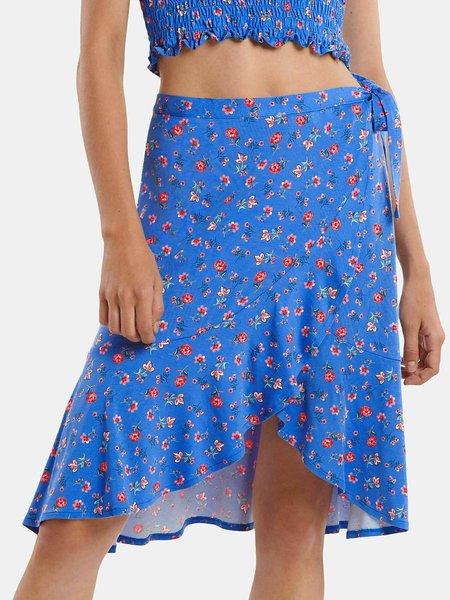 Image of Sommerlicher Rock Java Damen Blau S