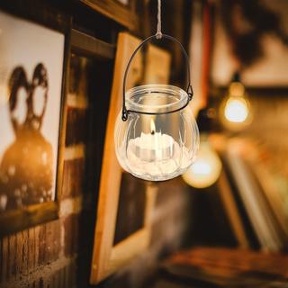 Northix Ensemble de 12 lanternes à bougies en verre  