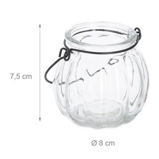 Northix Ensemble de 12 lanternes à bougies en verre  