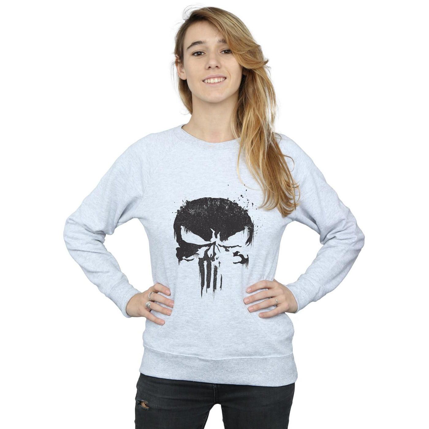 MARVEL  The Punisher TV Skull Logo Sweatshirt 