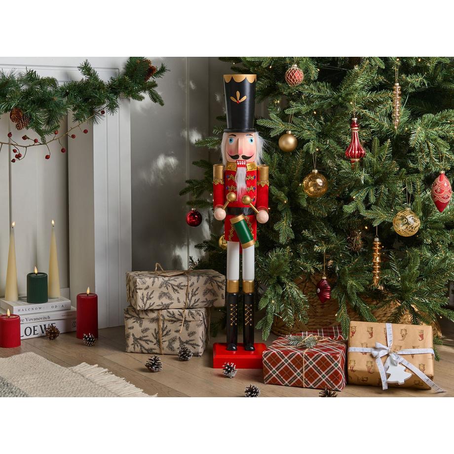 Beliani Dekofigur aus Kiefernholz  SVARTAN  