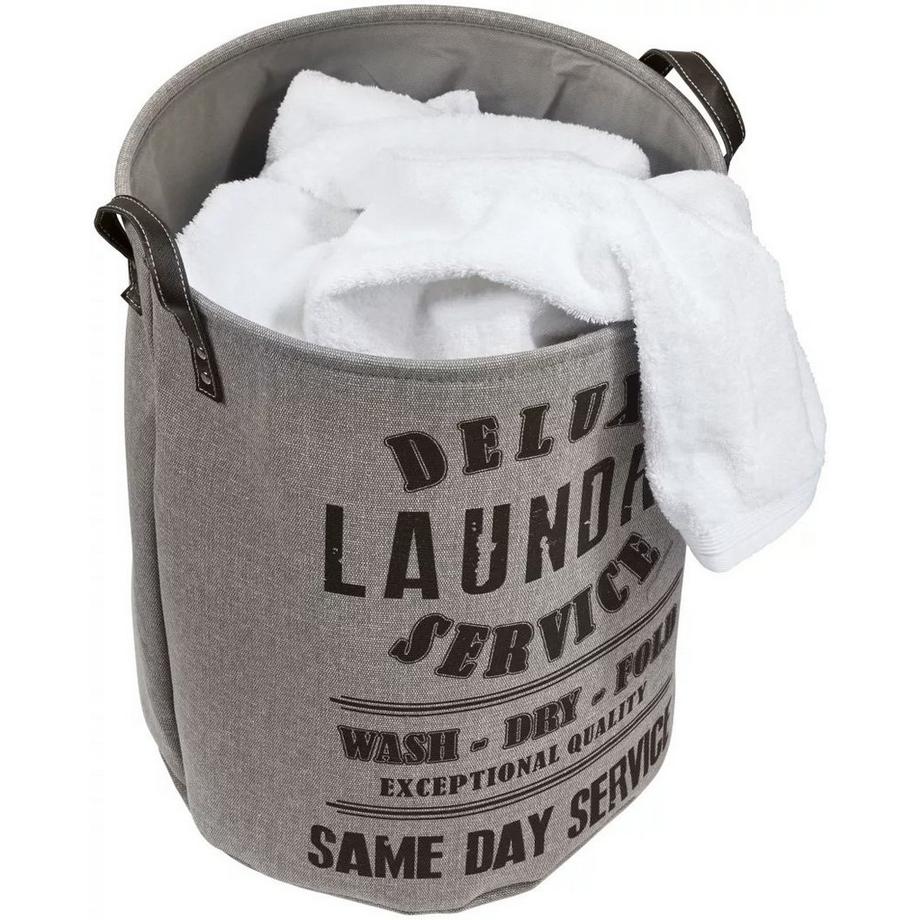 diaqua Wäschekorb Laundry Service hellgrau  