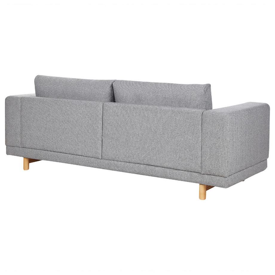 Beliani 3 Sitzer Sofa aus Stoff  NIVALA  