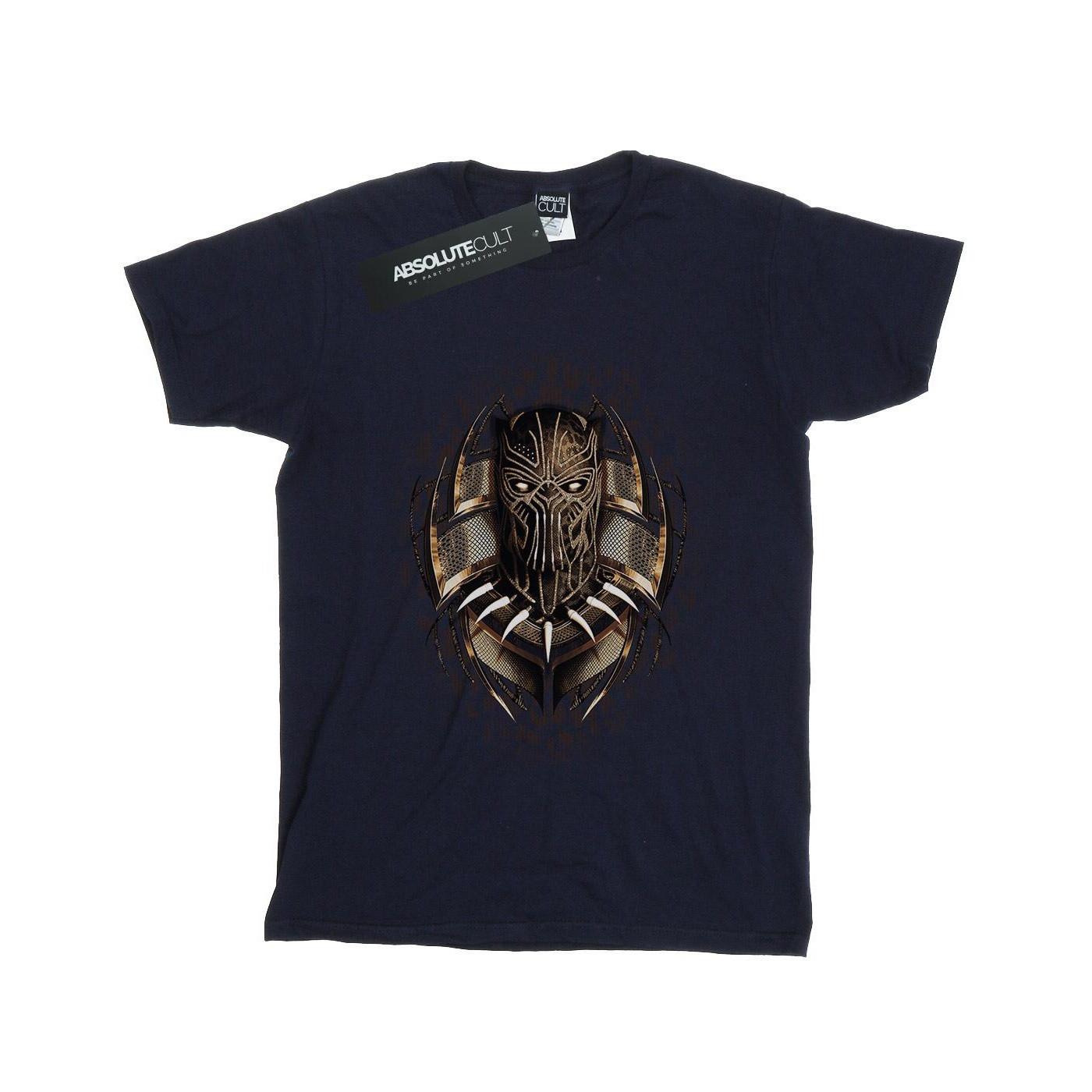 Image of Black Panther Gold Killmonger Tshirt Damen Marine 3XL