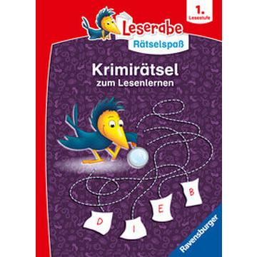 Ravensburger Leserabe Rätselspaß - Krimirätsel zum Lesenlernen - 1. Lesestufe, Rätselbuch ab 6 Jahre