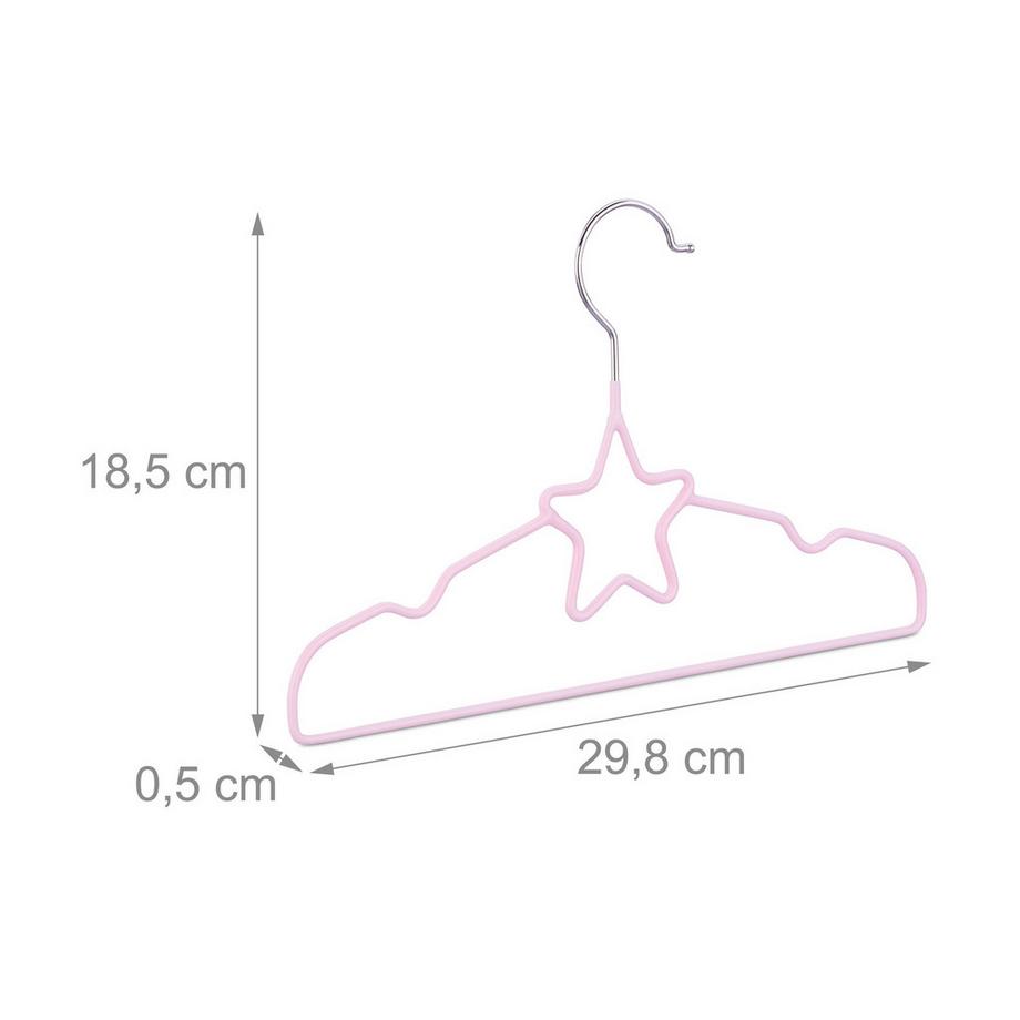 B2X Cintres pour enfants - lot de 10  