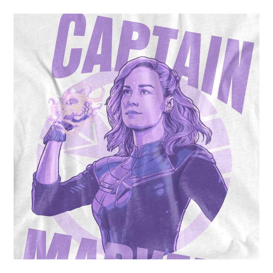 Captain Marvel Bedrucktes T-Shirt  