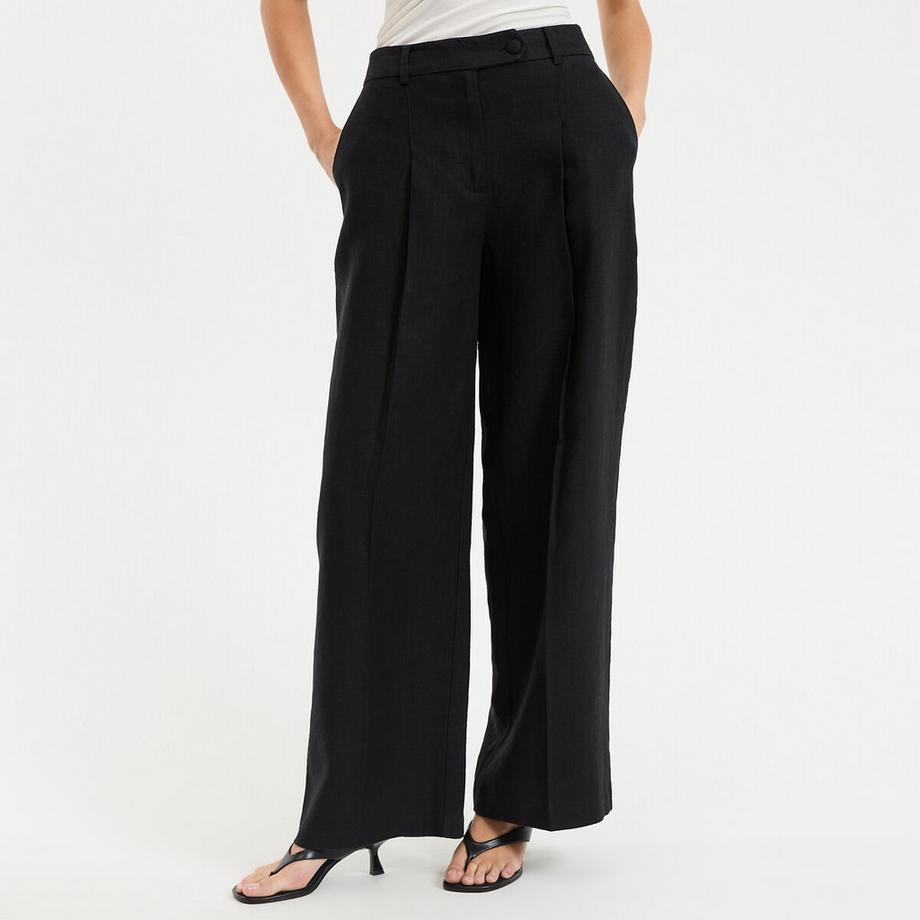 Pantalon large à pinces