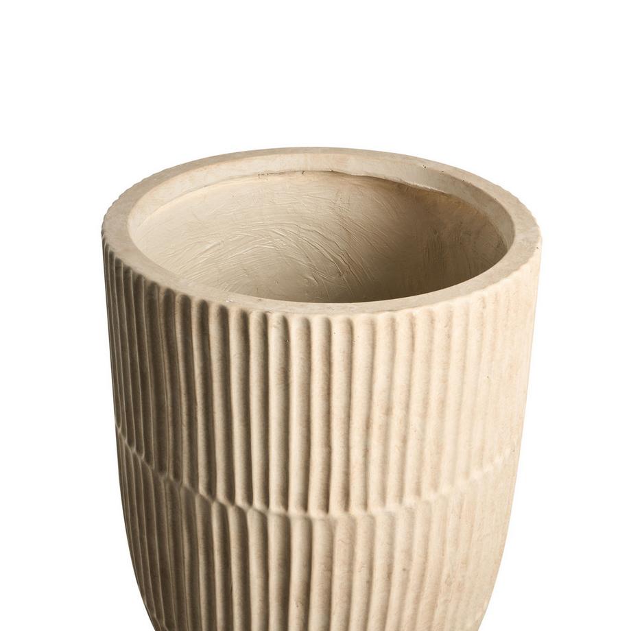 Beliani Vaso per piante en Fibra d'argilla Moderno POROS  