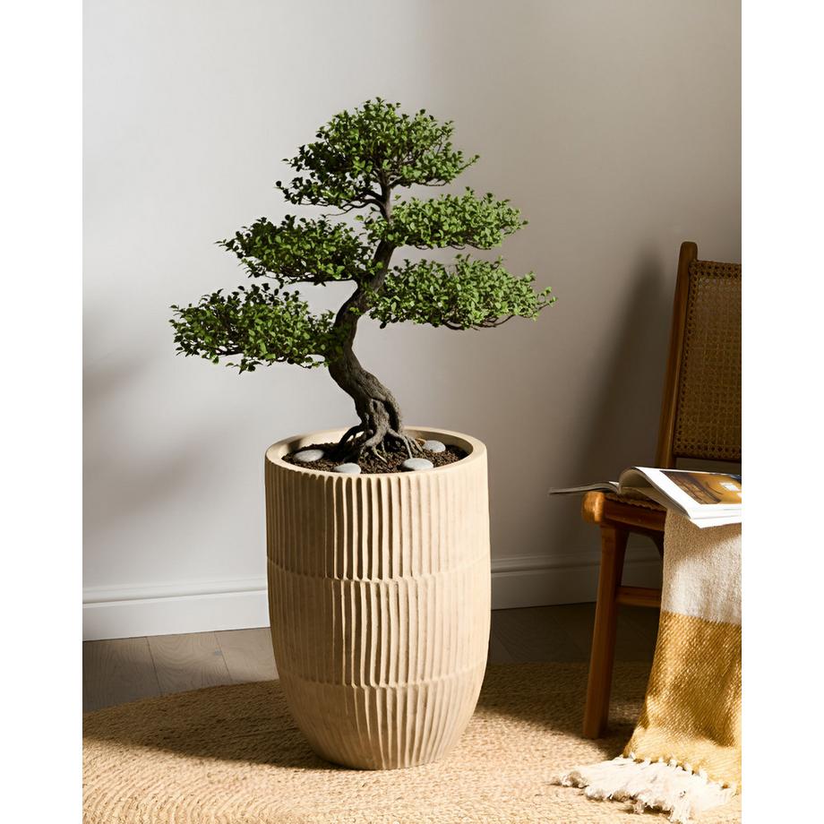 Beliani Vaso per piante en Fibra d'argilla Moderno POROS  