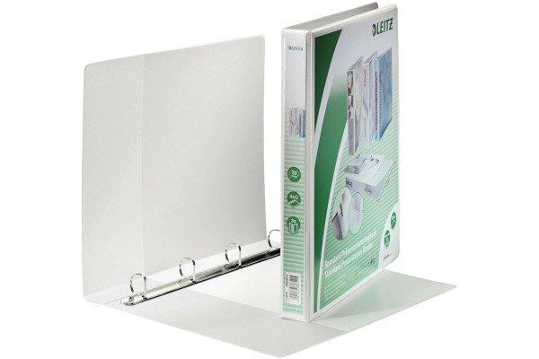 Leitz LEITZ Präsentationsringbuch A4 42830001 weiss 4R 20mm  