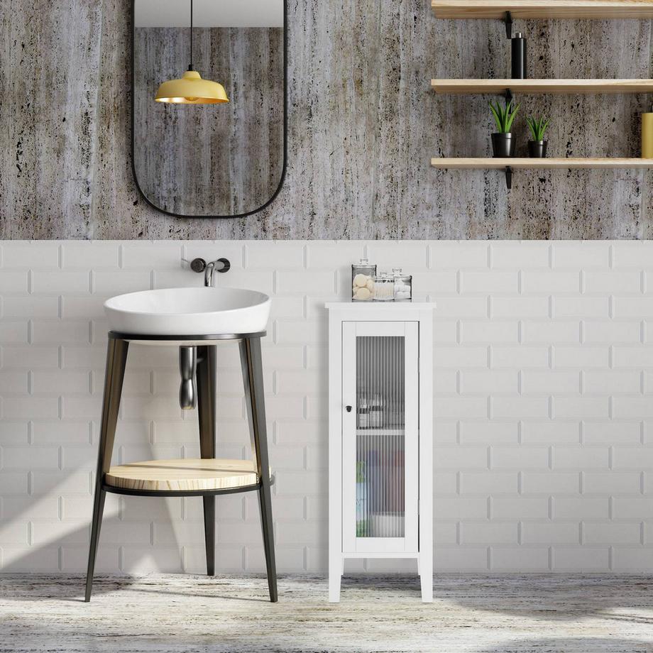 Northix Badezimmerschrank mit 2 Ablagen  