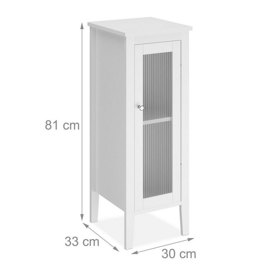 Northix Badezimmerschrank mit 2 Ablagen  