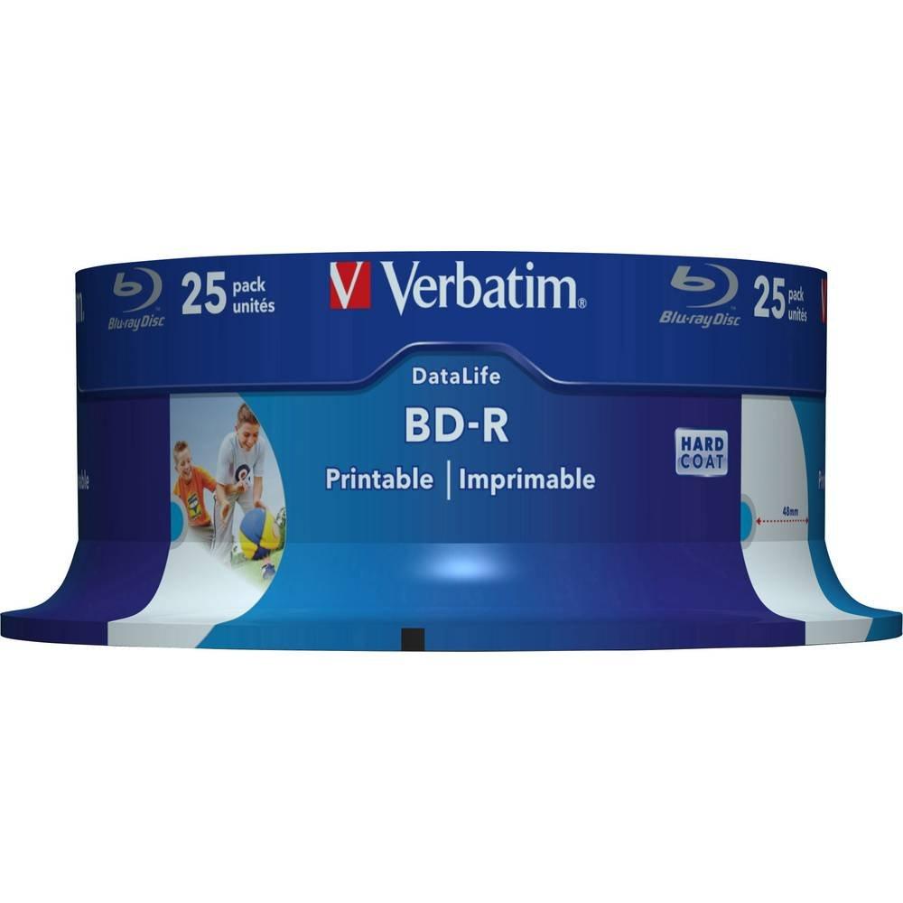 Verbatim  Blu-ray BD-R SL 25GB 6x 25er bedruckbar 