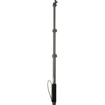 Handstativ Selfie Stick Arbeitshöhe=42 - 100 cm Schwarz, Grau inkl. Handschlaufe