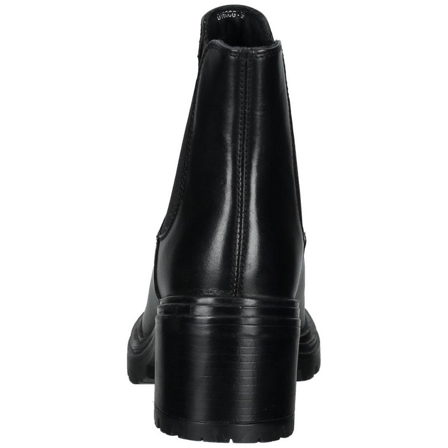 GEOX  stivali in pelle e nylon elastico da damiana 