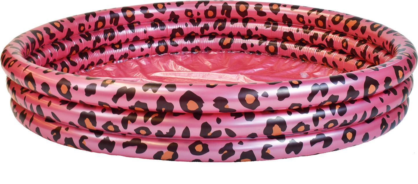 Image of Baby Pool 150cm Rose Leopard Pink