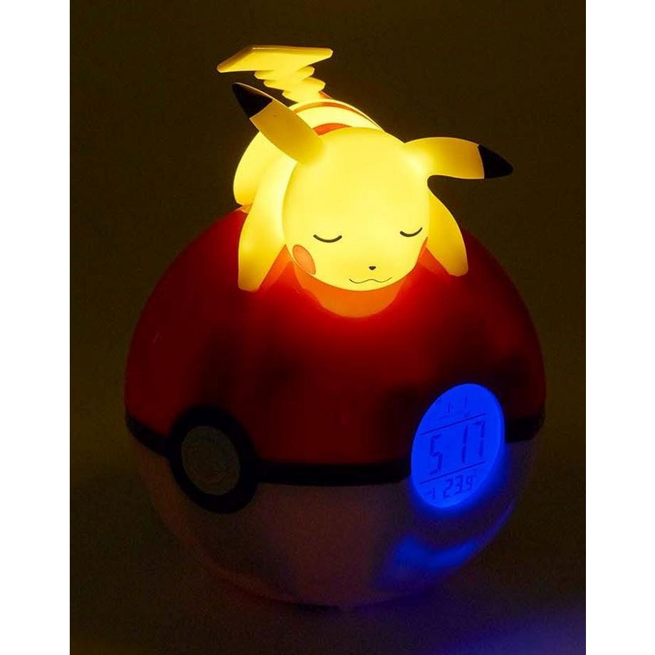 Teknofun  Pokémon - Digitaler Radiowecker liegender Pikachu 