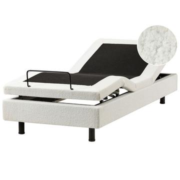 Lit réglable sans tête de lit en Bouclé Moderne DUKE