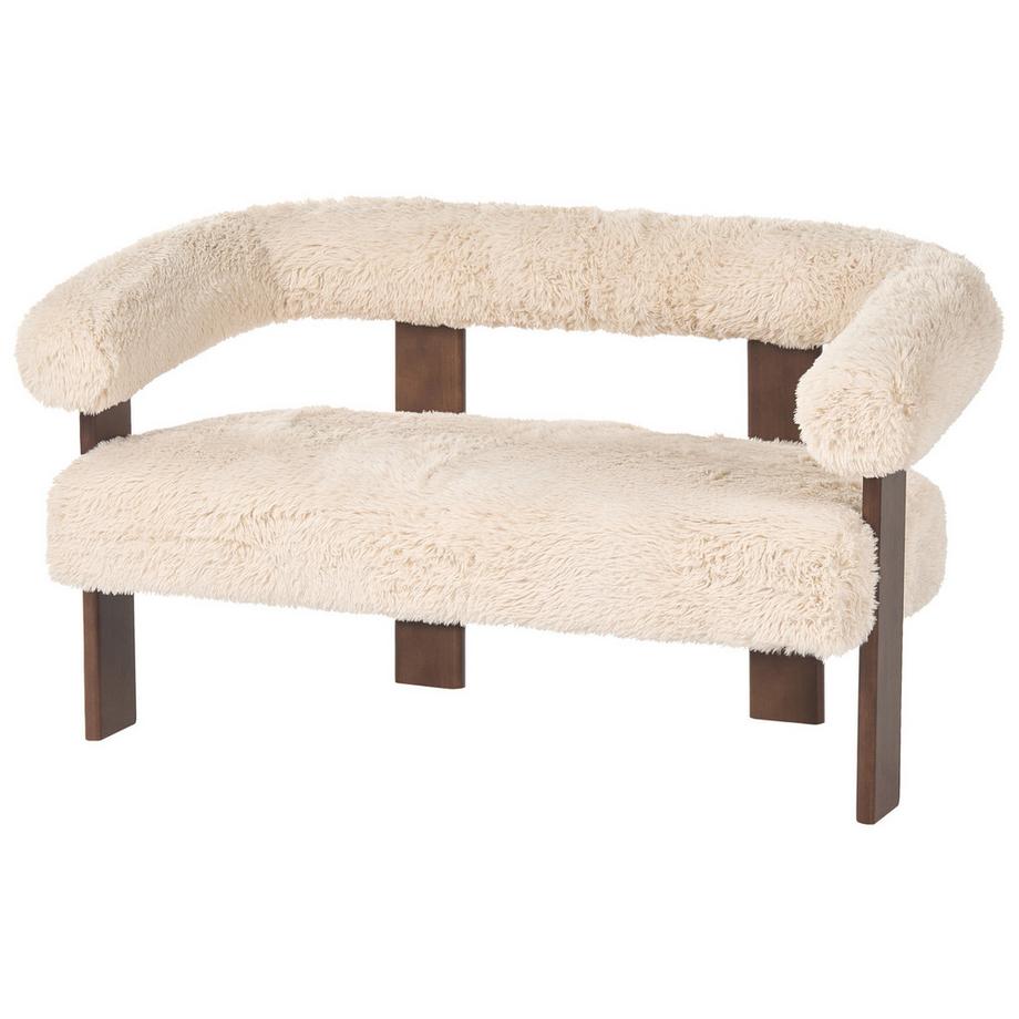 Beliani 2 Sitzer Sofa aus Webpelz Retro ILBRO  