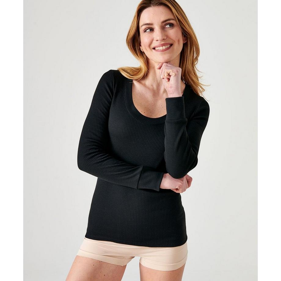 Damart Langärmeliges Shirt Recycling Material  